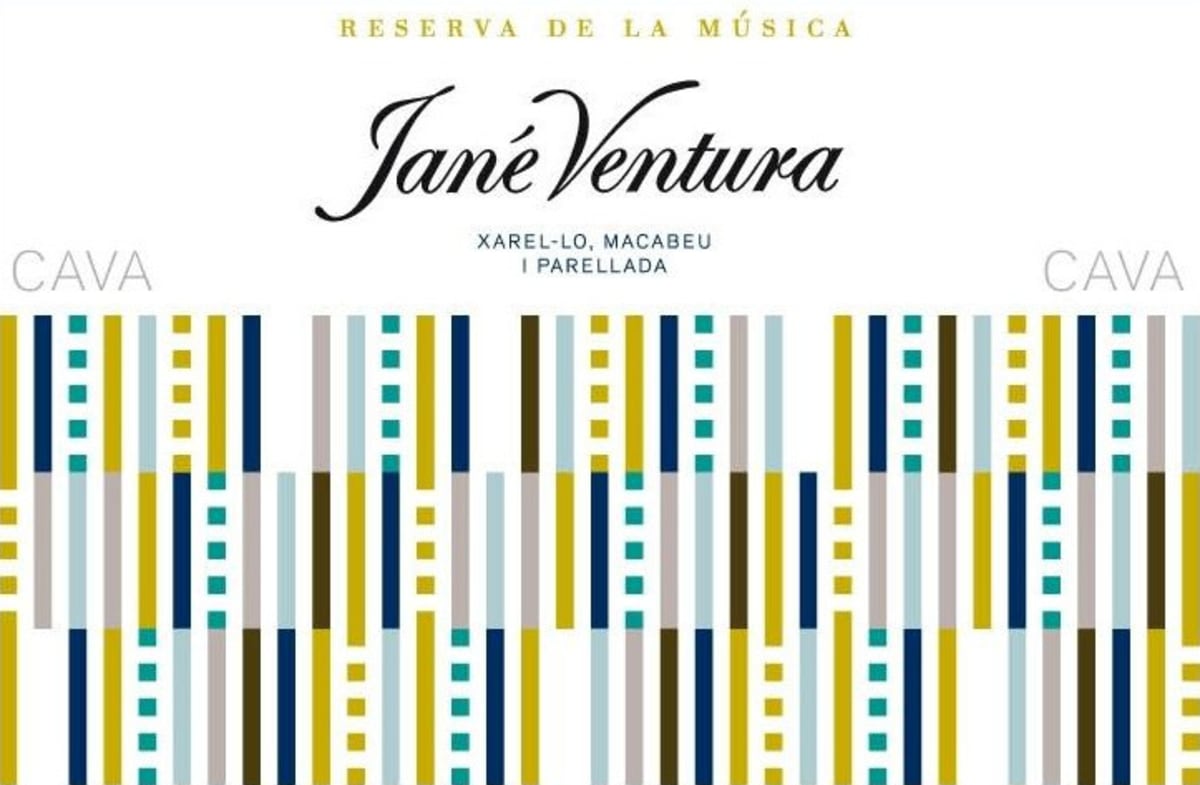 Jane Ventura Reserva de la Musica Brut Cava 2008 Front Label