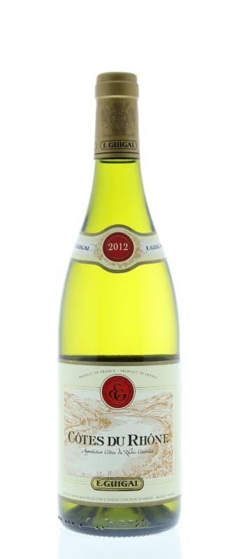 E. Guigal Cotes du Rhone Blanc 2012 Front Bottle Shot