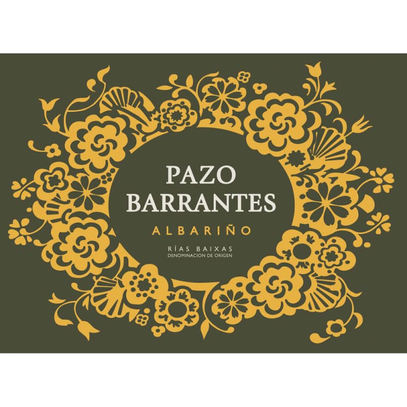 Pazo de Barrantes Albarino 2012 Front Label