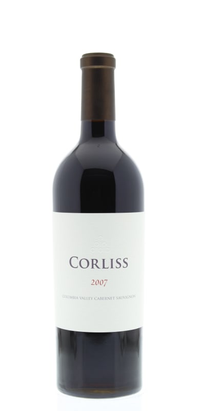 Corliss Cabernet Sauvignon 2007 Front Bottle Shot
