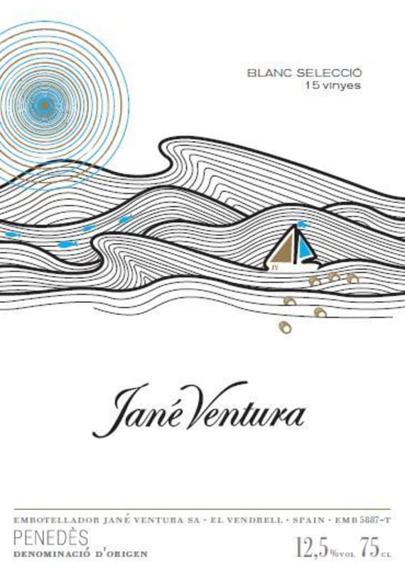 Jane Ventura 15 Vinyes Seleccio Blanc 2012 Front Label