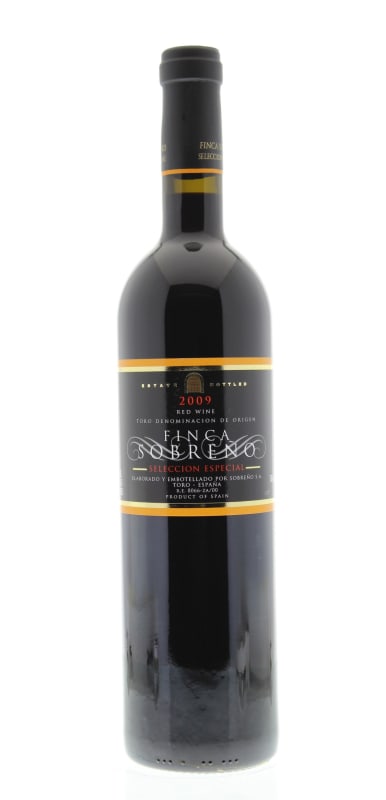 Finca Sobreno Seleccion Especial Toro 2009 Front Bottle Shot
