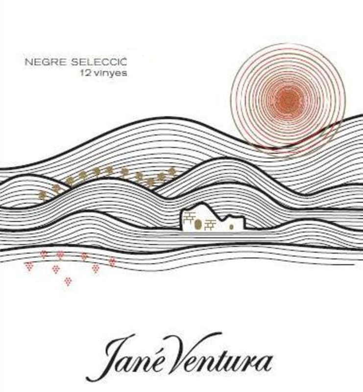 Jane Ventura 12 Vinyes Seleccio Negre 2009 Front Label