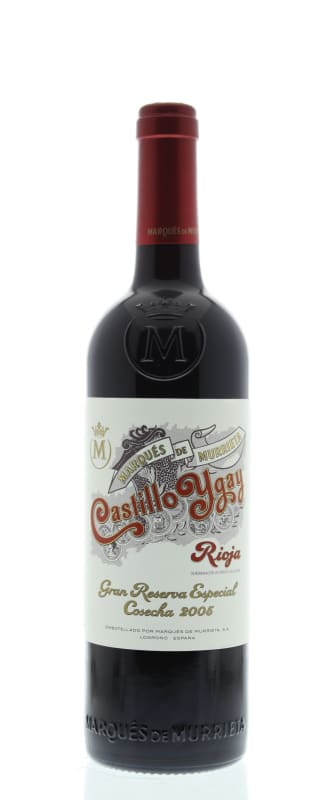 Marques de Murrieta Castillo Ygay Gran Reserva Especial 2005 Front Bottle Shot