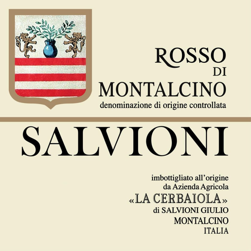 Salvioni Rosso di Montalcino 2010 Front Label
