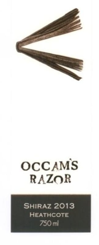 Jasper Hill Occam's Razor Shiraz 2013 Front Label