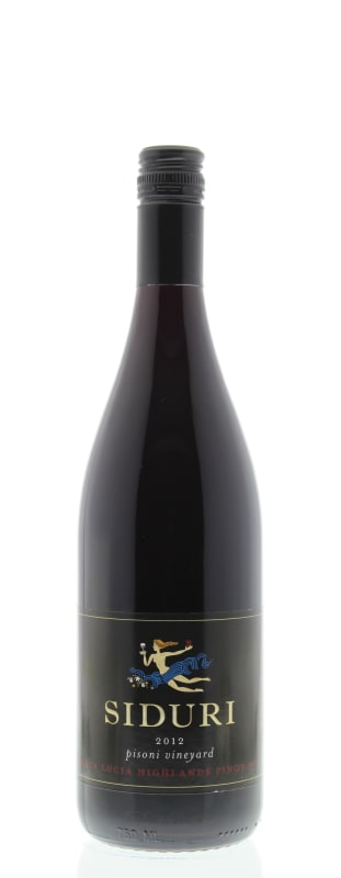 Siduri Pisoni Vineyard Pinot Noir 2012 Front Bottle Shot