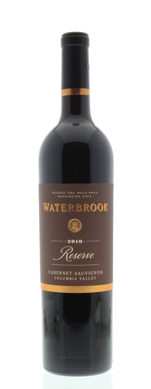 Waterbrook Reserve Cabernet Sauvignon 2010 Front Bottle Shot