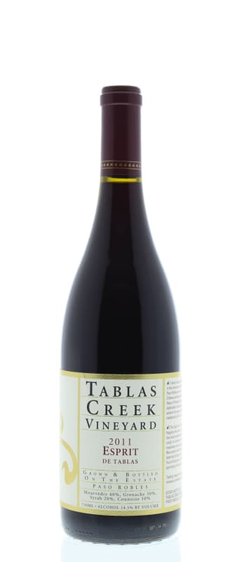 Tablas Creek Esprit de Tablas Rouge 2011 Front Bottle Shot