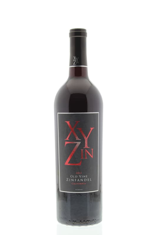 XYZin Old Vine Zinfandel 2012 Front Bottle Shot