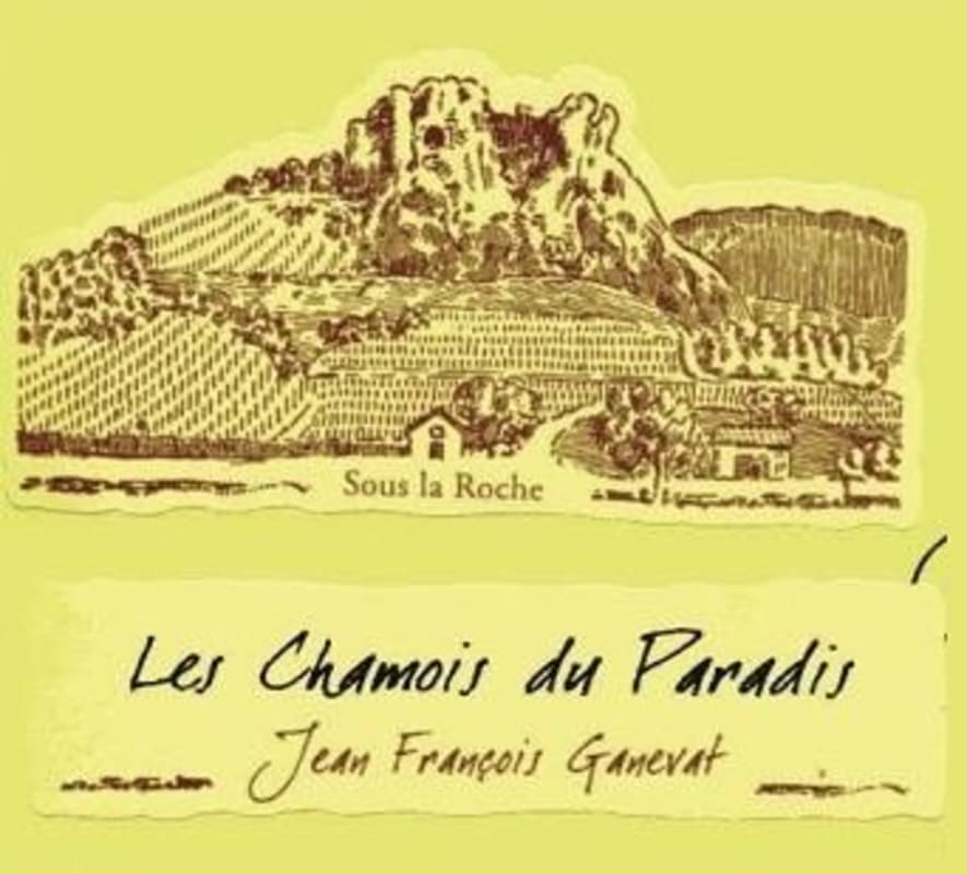 Jean-Francois Ganevat Les Chamois du Paradis 2013 Front Label