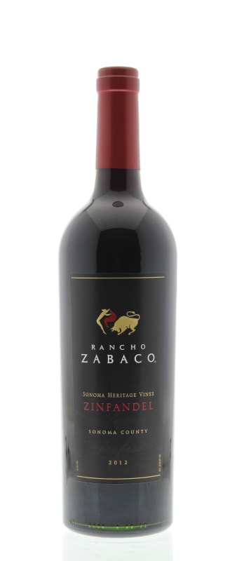 Rancho Zabaco Heritage Vines Zinfandel 2012 Front Bottle Shot