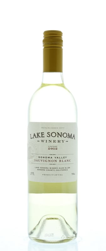 Lake Sonoma Winery Sauvignon Blanc 2012 Front Bottle Shot