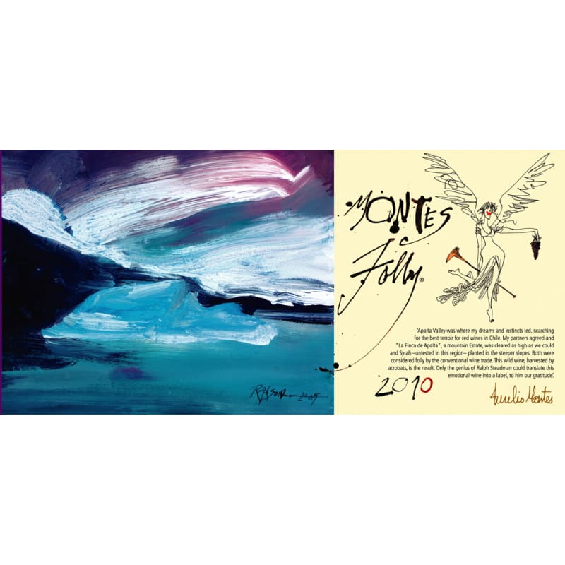 Montes Folly Syrah 2010 Front Label