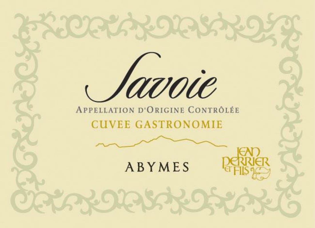 Jean Perrier & Fils Savoie Abymes Cuvee Gastronomie 2015 Front Label