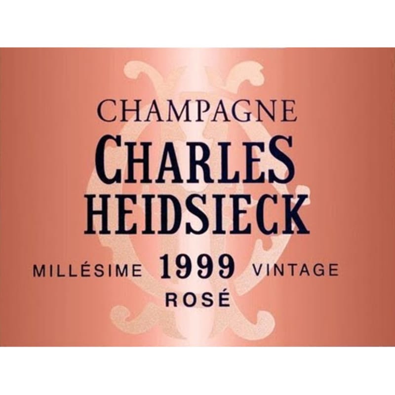 Charles Heidsieck Vintage Rose 1999 Front Label