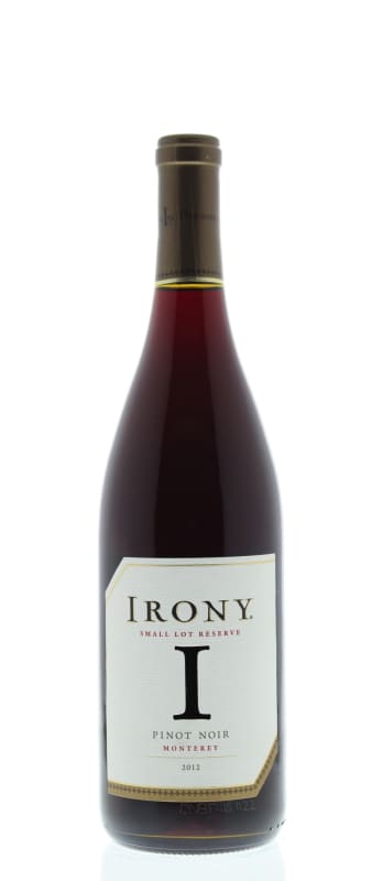 Irony Monterey Pinot Noir 2012 Front Bottle Shot