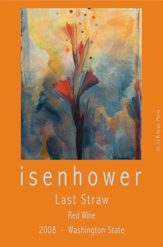 Isenhower Last Straw Red Blend 2008 Front Label