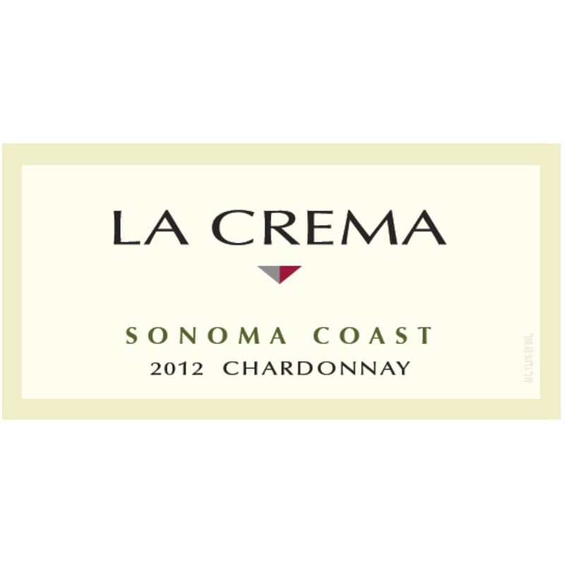 La Crema Sonoma Coast Chardonnay (375ML half-bottle) 2012 Front Label