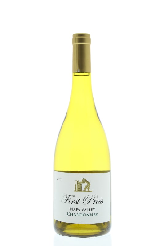 First Press Wine Cellars Napa Valley Chardonnay 2011 Front Bottle Shot