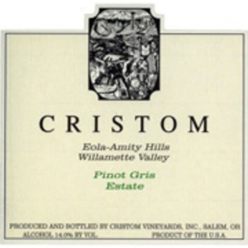 Cristom Pinot Gris 2008 Front Label