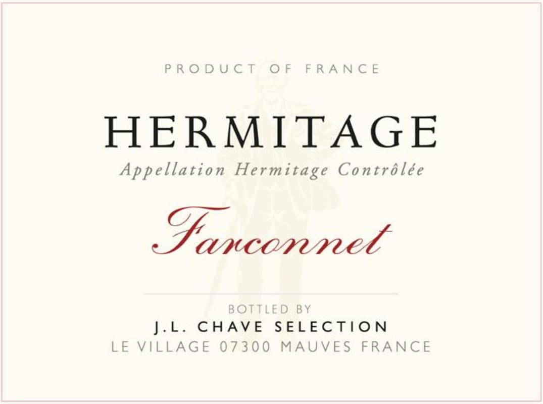 Jean-Louis Chave Selection Hermitage Farconnet 2010 Front Label