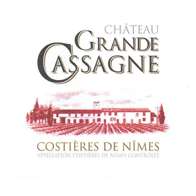 Chateau Grande Cassagne Grenache Syrah 2011 Front Label