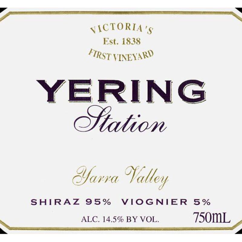 Yering Station Shiraz-Viognier 2010 Front Label