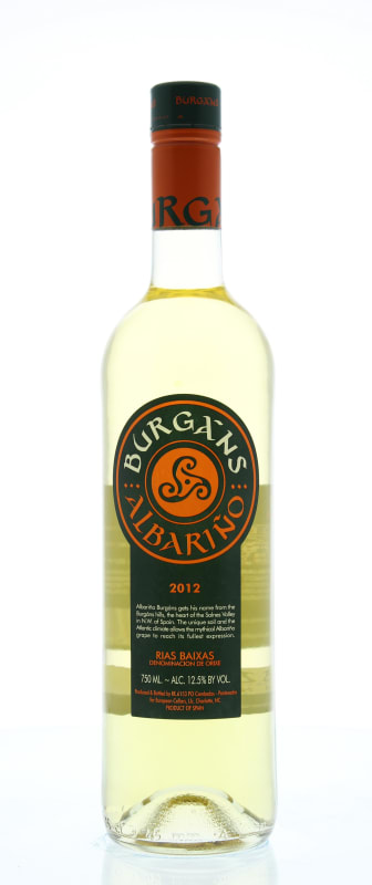 Burgans Albarino 2012 Front Bottle Shot