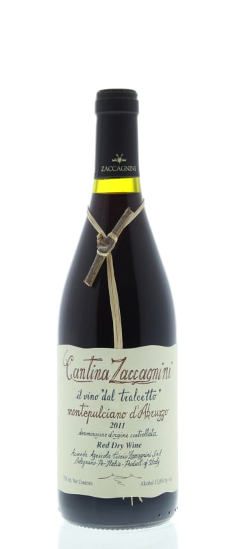 Zaccagnini Tralcetto Montepulciano d'Abruzzo 2011 Front Bottle Shot