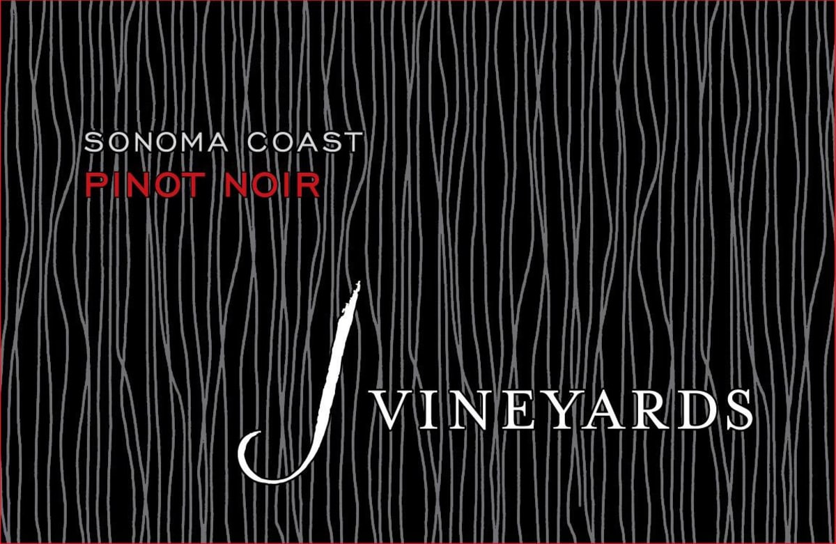 J Vineyards Sonoma Coast Pinot Noir 2010 Front Label
