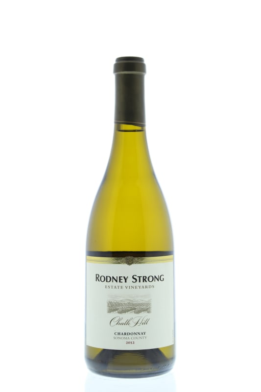 Rodney Strong Chalk Hill Chardonnay 2012 Front Bottle Shot