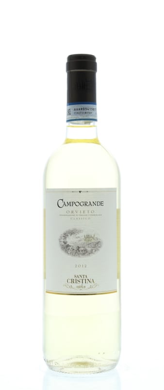 Santa Cristina by Antinori Campogrande Orvieto Classico 2012 Front Bottle Shot