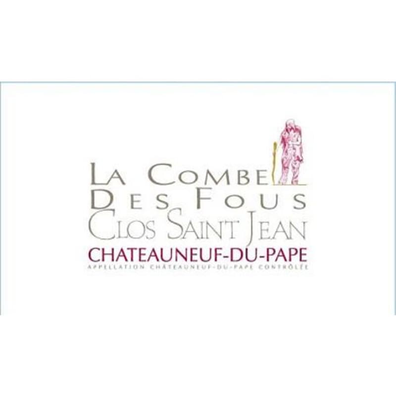 Clos Saint Jean Chateauneuf-du-Pape La Combe des Fous 2011 Front Label