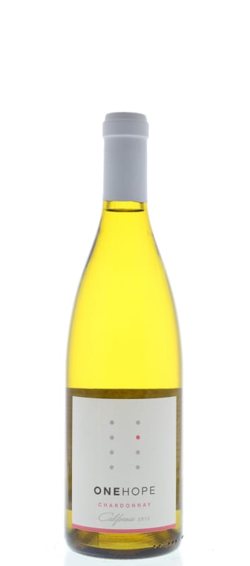 ONEHOPE California Chardonnay 2013 Front Bottle Shot