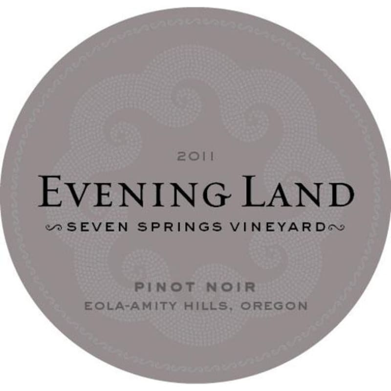 Evening Land Seven Springs Vineyard Pinot Noir 2011 Front Label