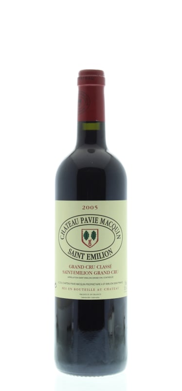Chateau Pavie Macquin 2005 Front Bottle Shot
