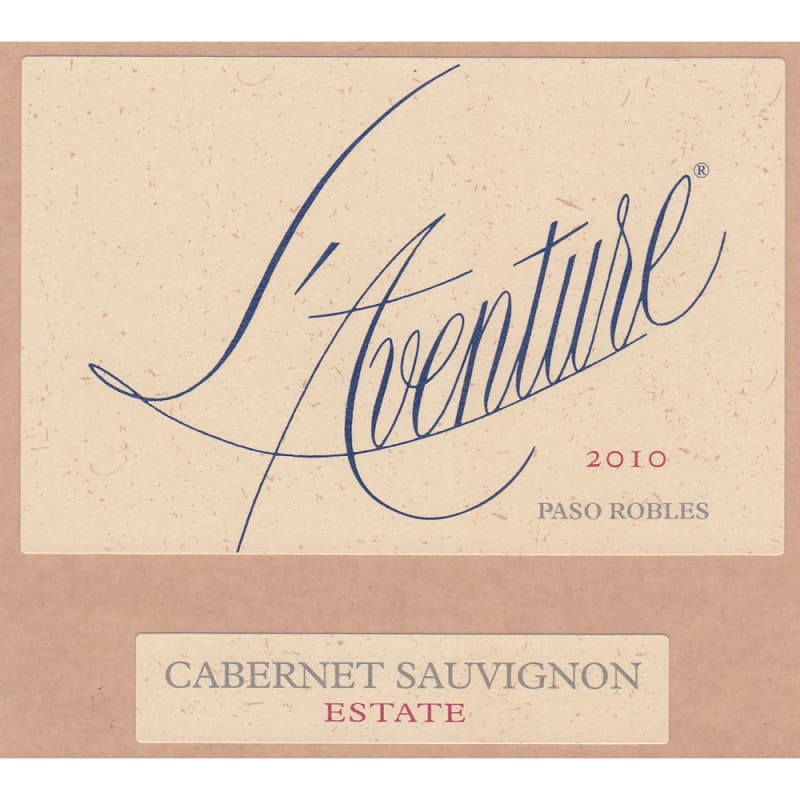 L'Aventure Cabernet Sauvignon 2010 Front Label