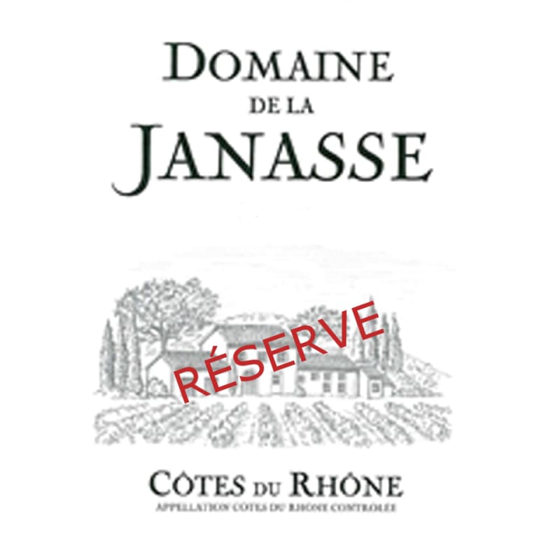 Domaine de la Janasse Cotes du Rhone Reserve 2011 Front Label