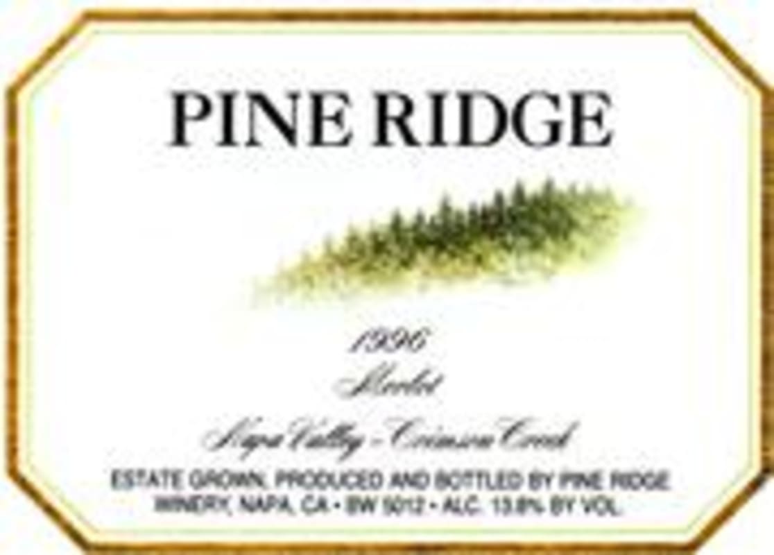 Pine Ridge Crimson Creek Merlot (half-bottle) 1997 Front Label