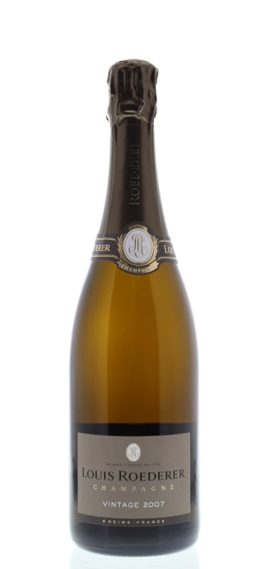 Louis Roederer Brut Vintage 2007 Front Bottle Shot