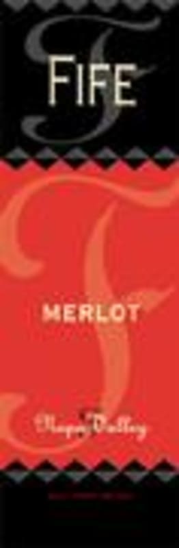 Fife Merlot 1998 Front Label