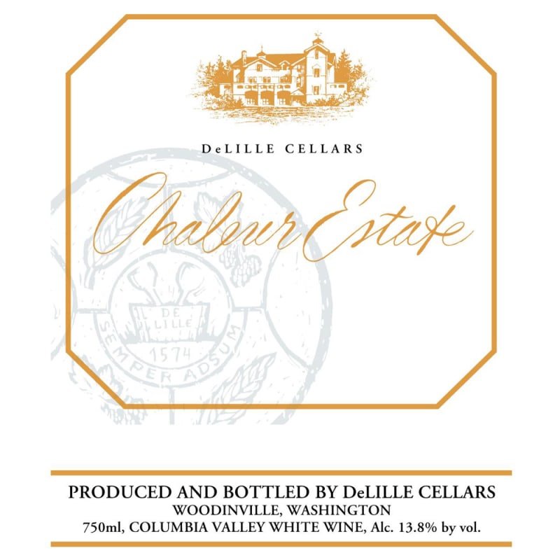DeLille Chaleur Estate Blanc 2012 Front Label