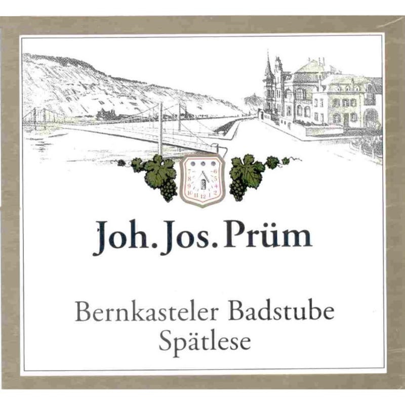 Joh. Jos. Prüm Bernkasteler Badstube Riesling Spatlese 2012 Front Label