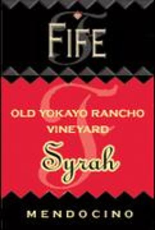 Fife Old Yokayo Rancho Syrah 1997 Front Label
