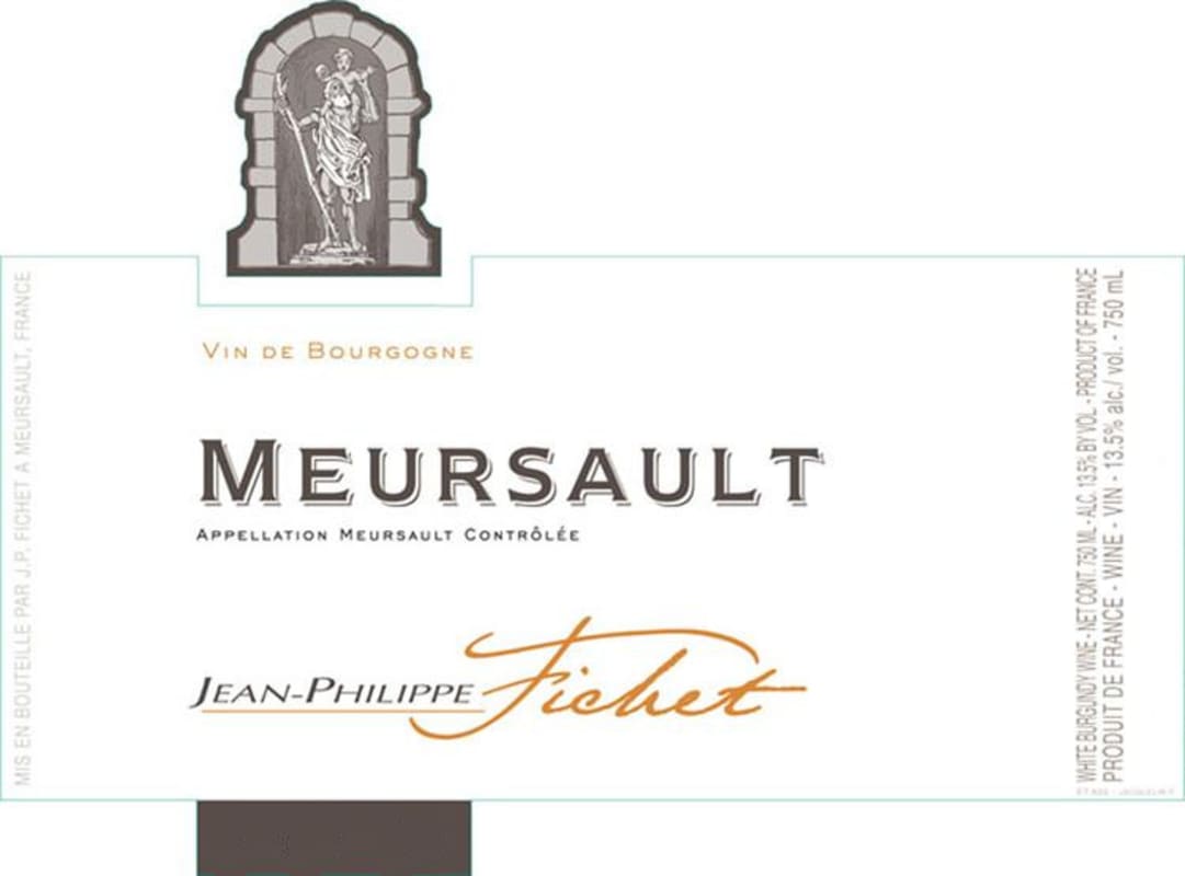 Jean-Philippe Fichet Meursault 2011 Front Label