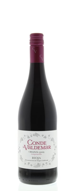 Bodegas Valdemar Conde de Valdemar Crianza 2009 Front Bottle Shot