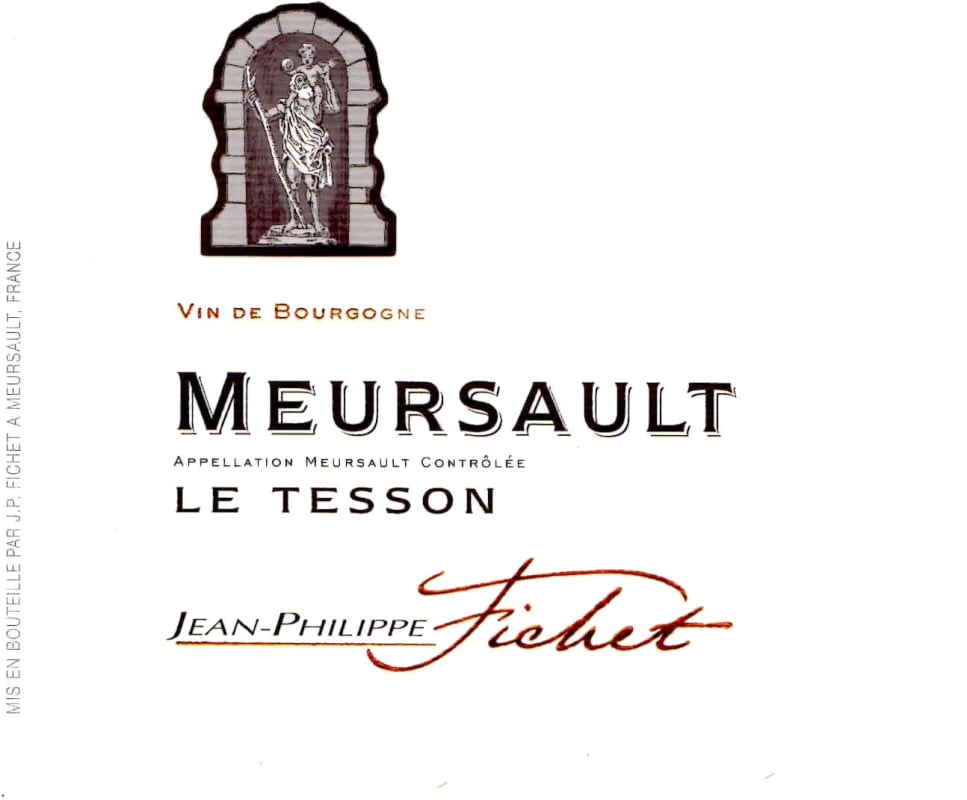Jean-Philippe Fichet Meursault Le Tesson 2014 Front Label