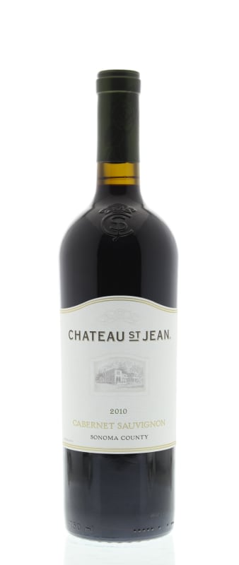 Chateau St. Jean Sonoma County Cabernet Sauvignon 2010 Front Bottle Shot