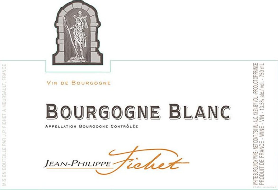 Jean-Philippe Fichet Bourgogne Blanc 2012 Front Label